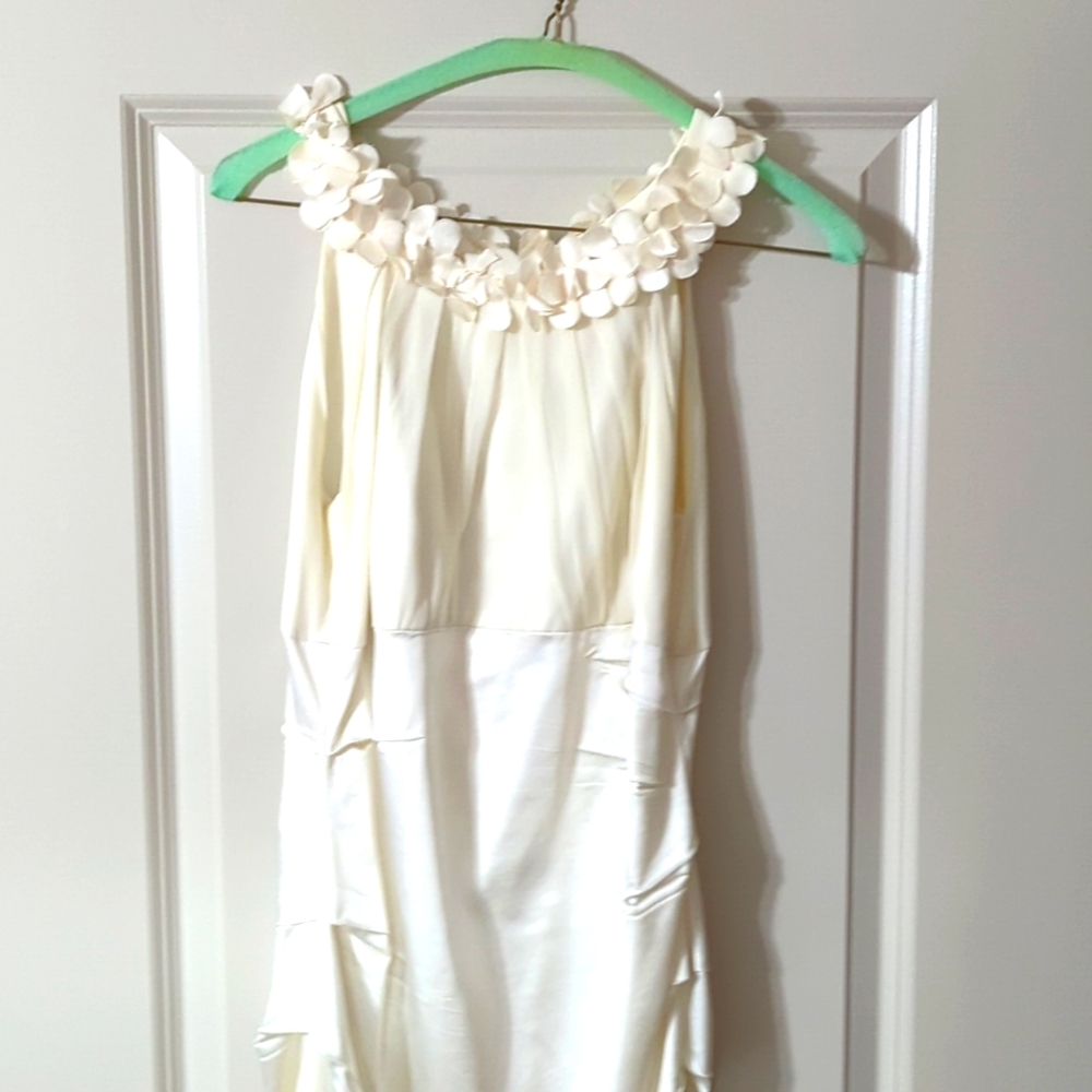 Suzi Chin For Maggie Boutique dress, Ivor/Cream Size 8